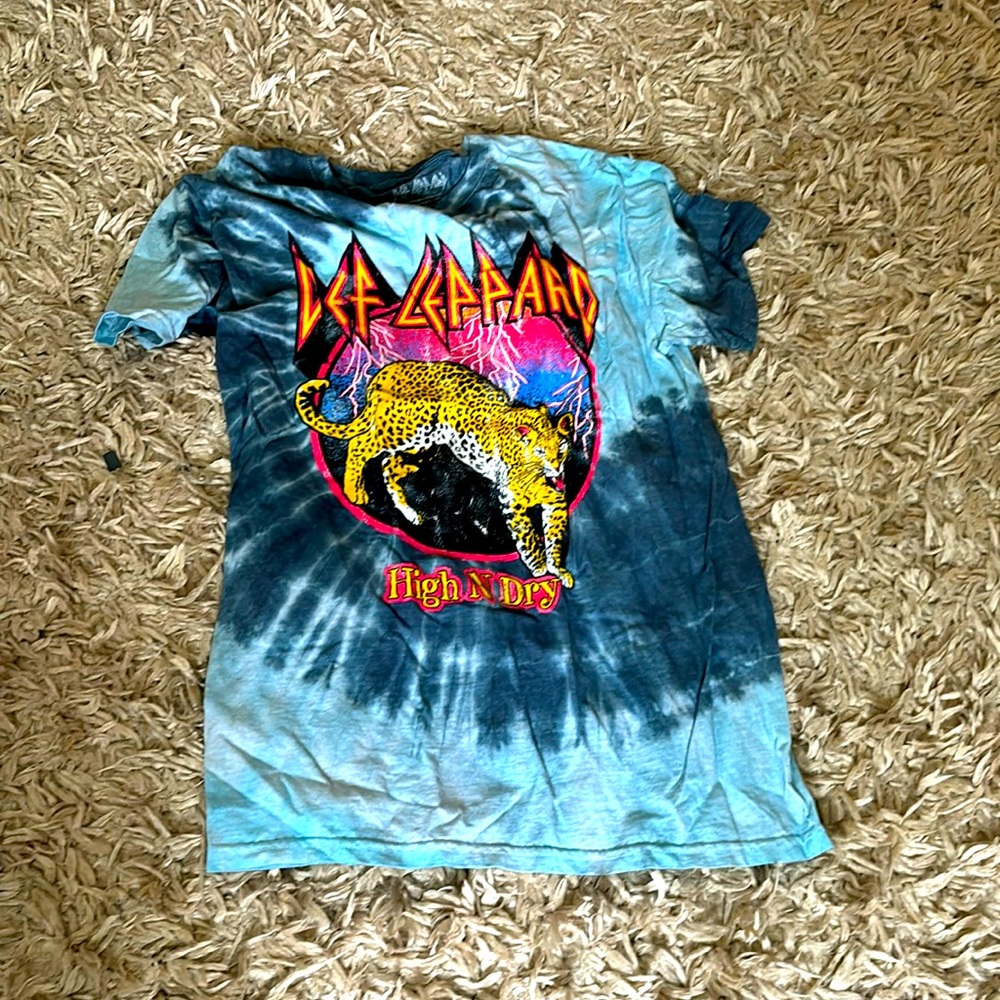 Def Leopard oversized T-shirt